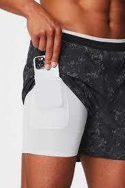 Pantalones cortos de fitness 2 en 1.