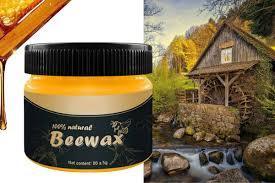 Aceite de cera de abeja para ilustrar madera.